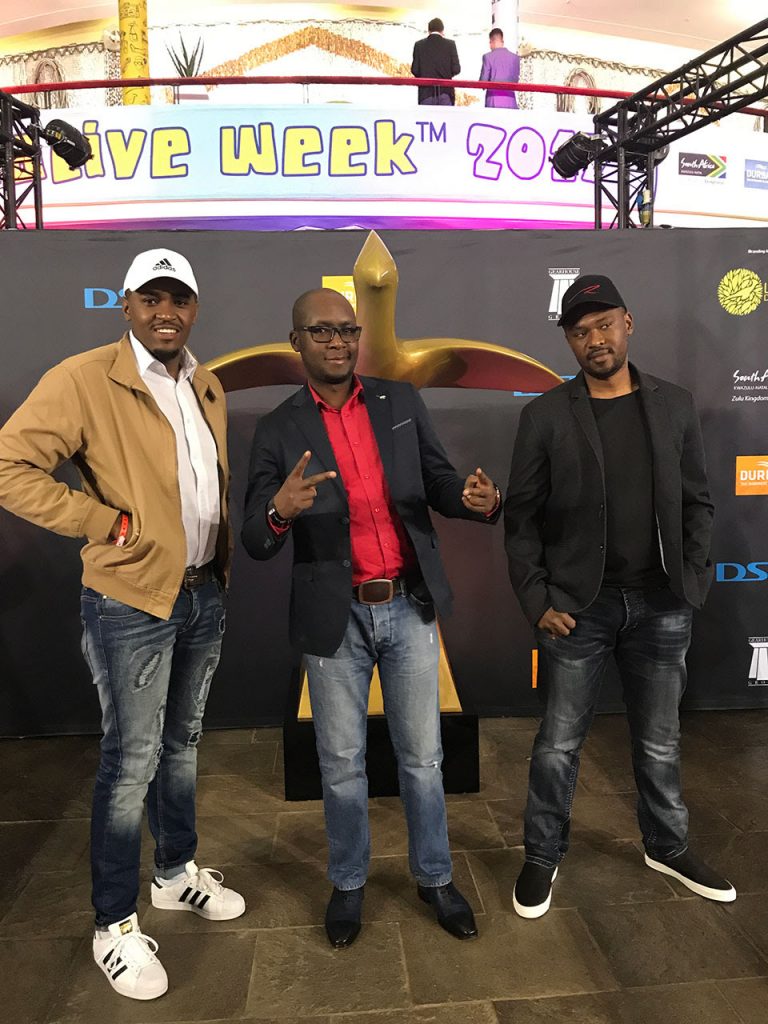 At the Loeries, Durban 2017.
