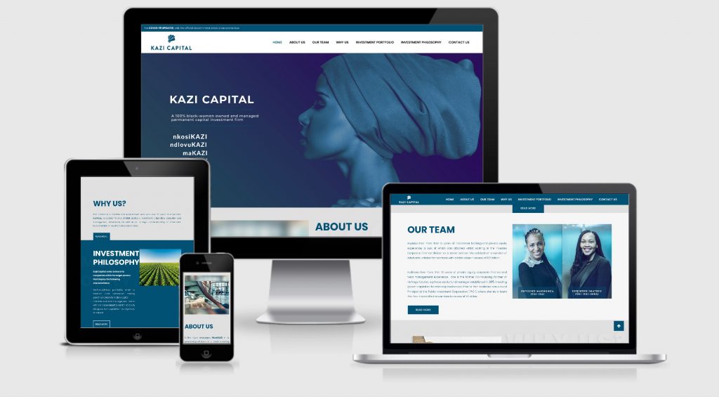 kazi capital responsive website
