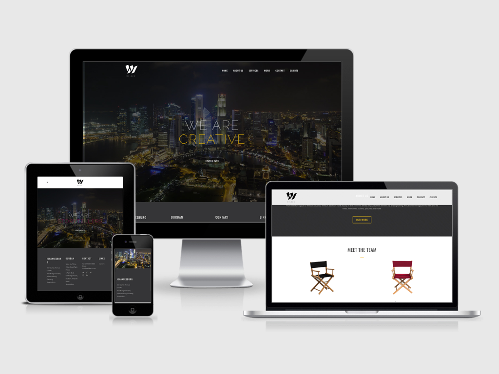 Weldun Media responsive website